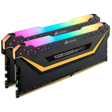 رم دسکتاپ DDR4 دو کاناله 3200 مگاهرتز CL16 کورسیر مدل VENGEANCE RGB PRO ظرفیت 16 گیگابایت