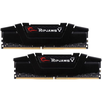 رم کامپیوتر DDR4 دو کاناله 3200 مگاهرتز CL16 جی اسکیل مدل Ripjaws V ظرفیت 16 گیگابایت